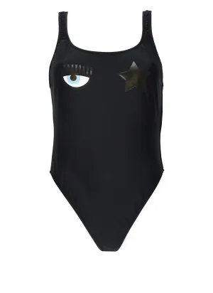 Chiara Ferragni Logo Printed One-Piece Swimsuit