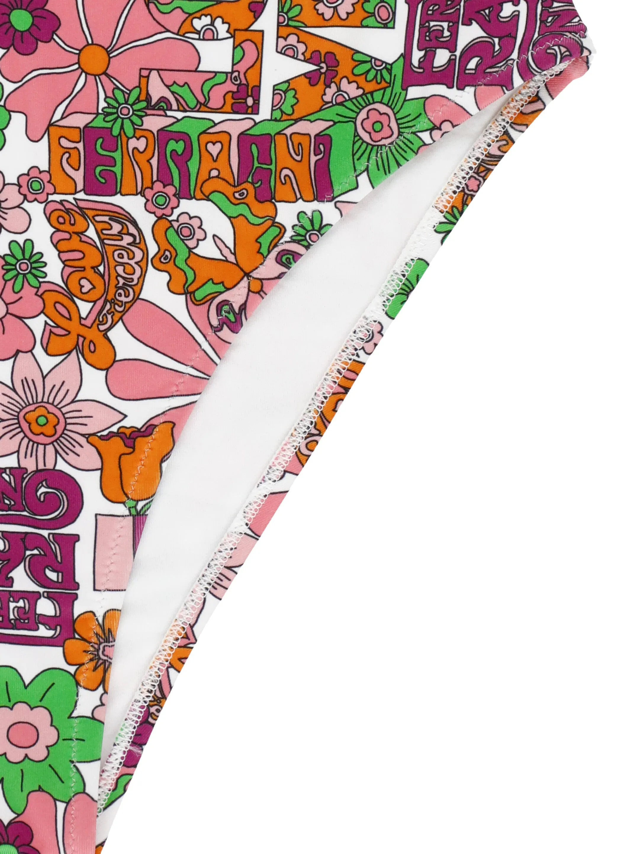 Chiara Ferragni Ruched Printed Swimsuit