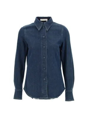 Chlo Long-Sleeved Denim Shirt