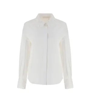 Chlo Pointelle Trim Shirt