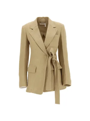 Chlo Tie-Closure Jacket