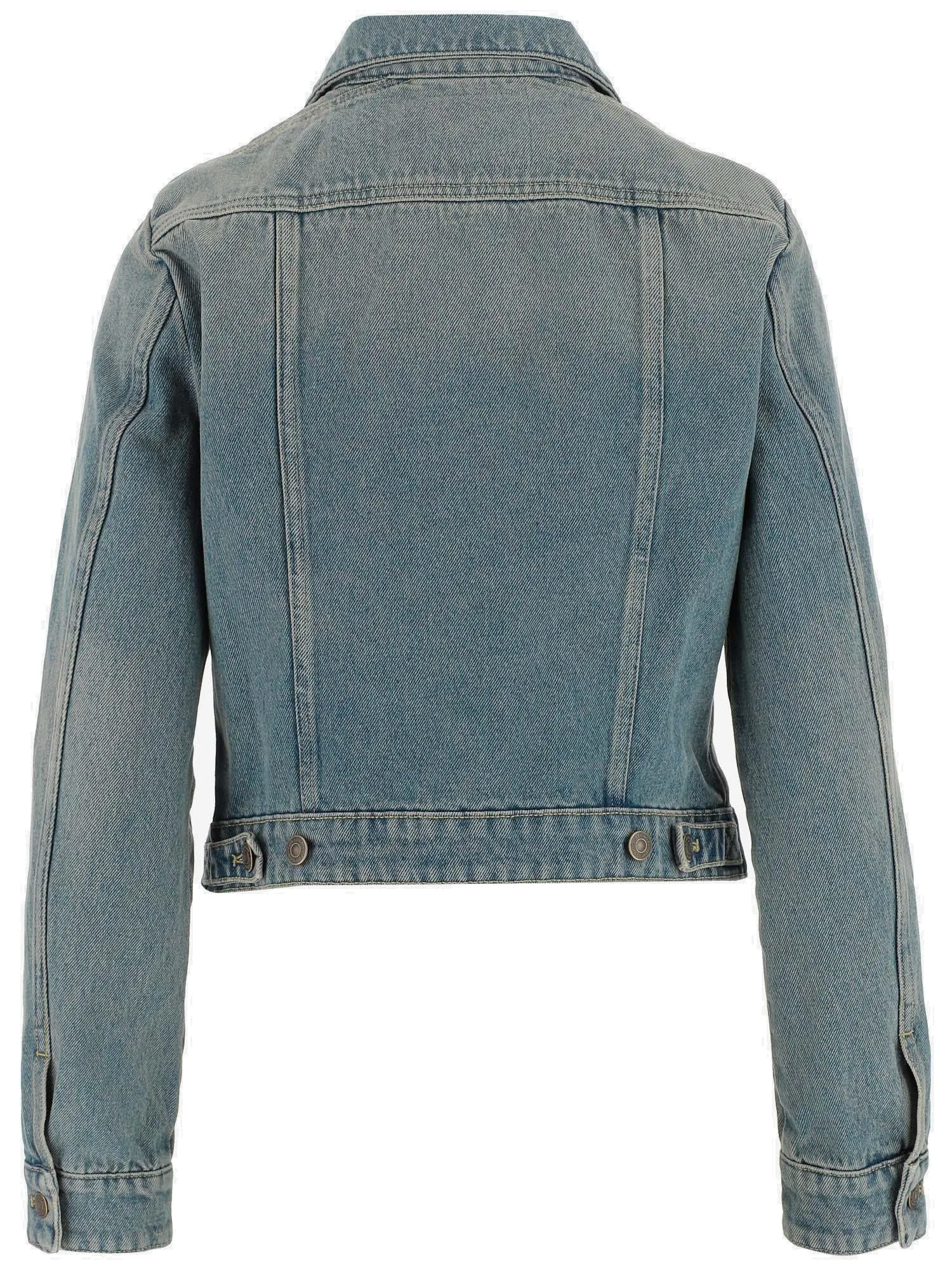 Courrges Cropped Denim Jacket