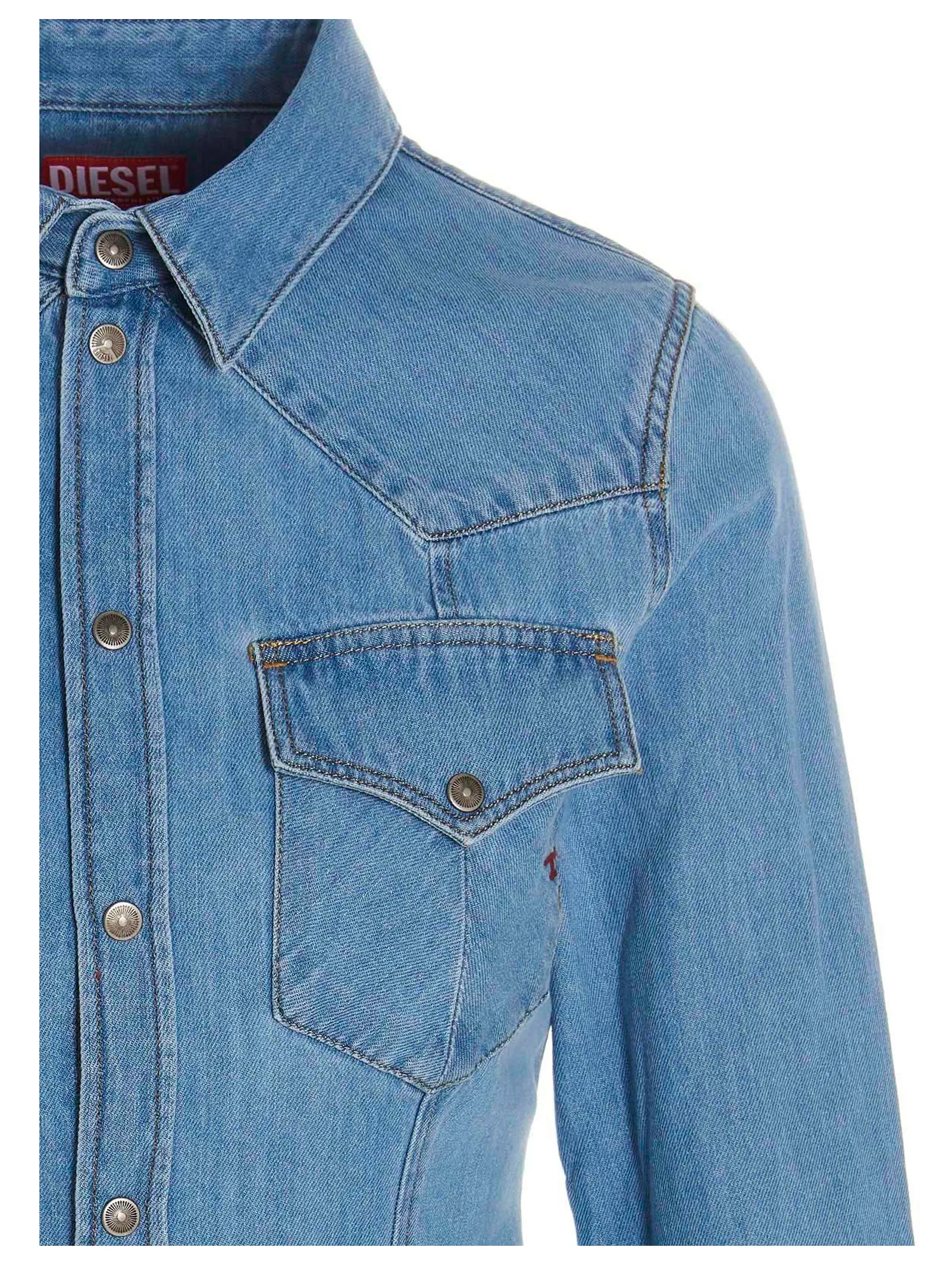 Diesel Straight Hem Denim Shirt