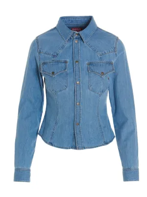 Diesel Straight Hem Denim Shirt