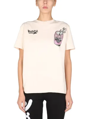 Disclaimer Printed Crewneck T-Shirt