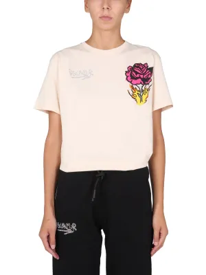 Disclaimer Printed Crewneck T-Shirt