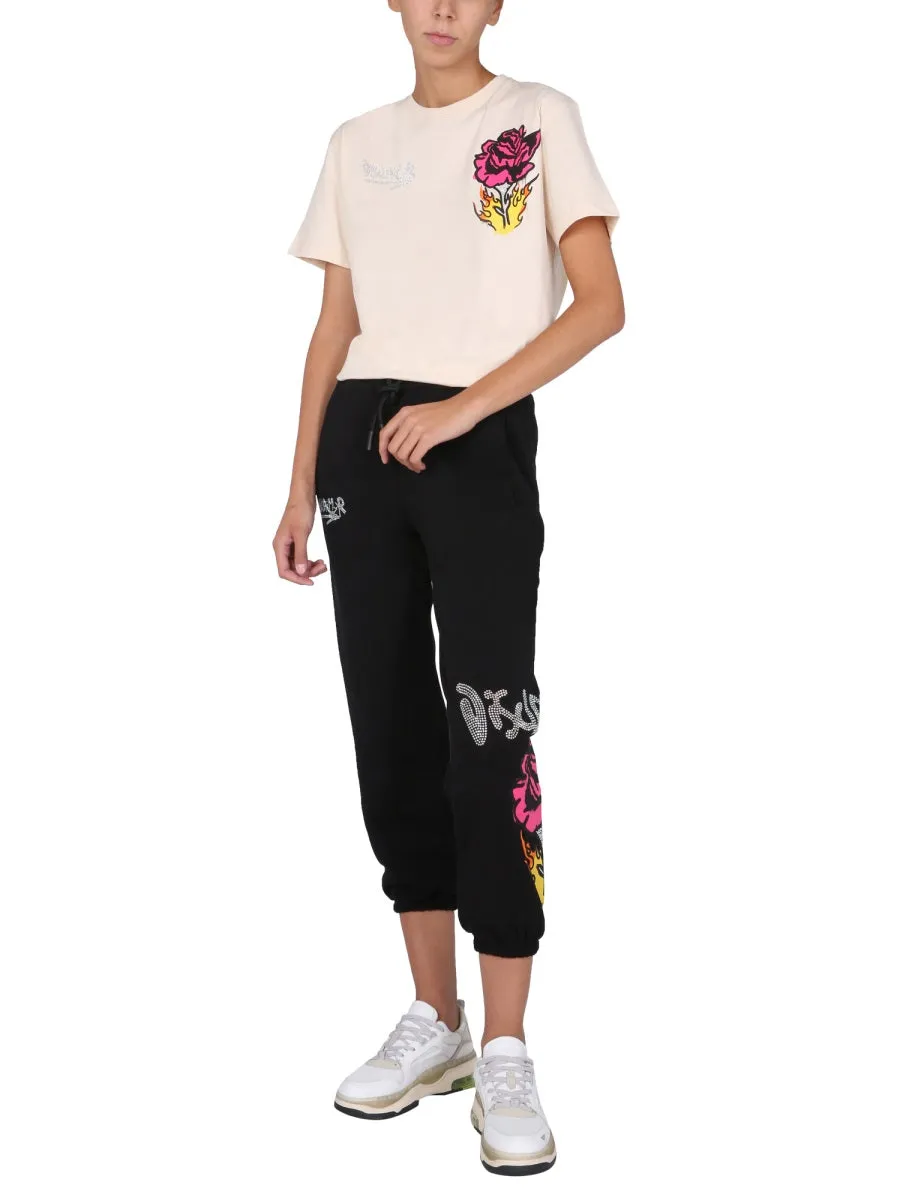 Disclaimer Printed Crewneck T-Shirt