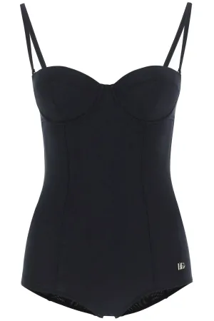 Dolce & Gabbana Balconette One-Piece Swimsuit