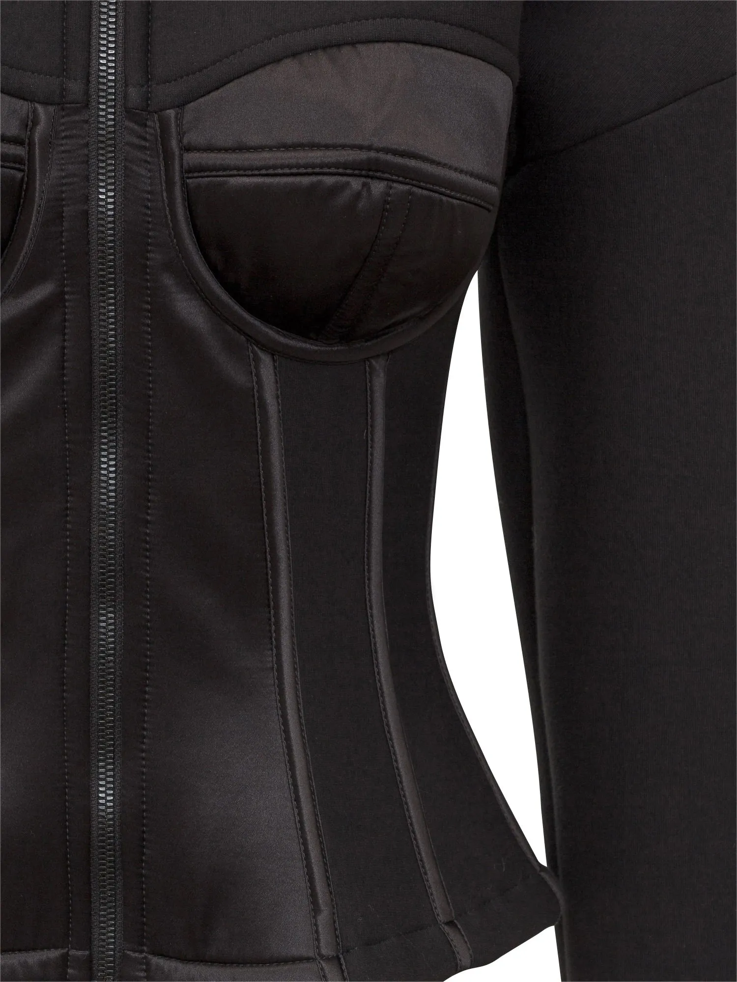Dolce & Gabbana Corset Hooded Jacket