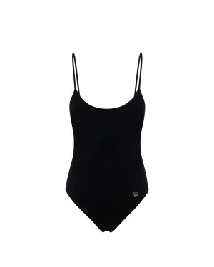 Dolce & Gabbana DG Logo Crossover Strapped Swimsuit