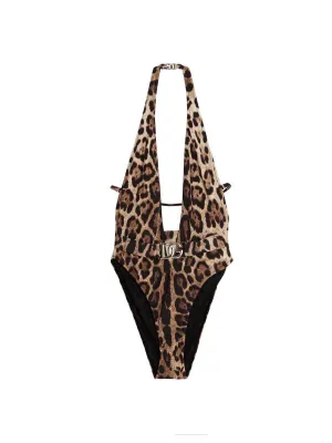 Dolce & Gabbana Logo Detailed One-Piece Swimsuit
