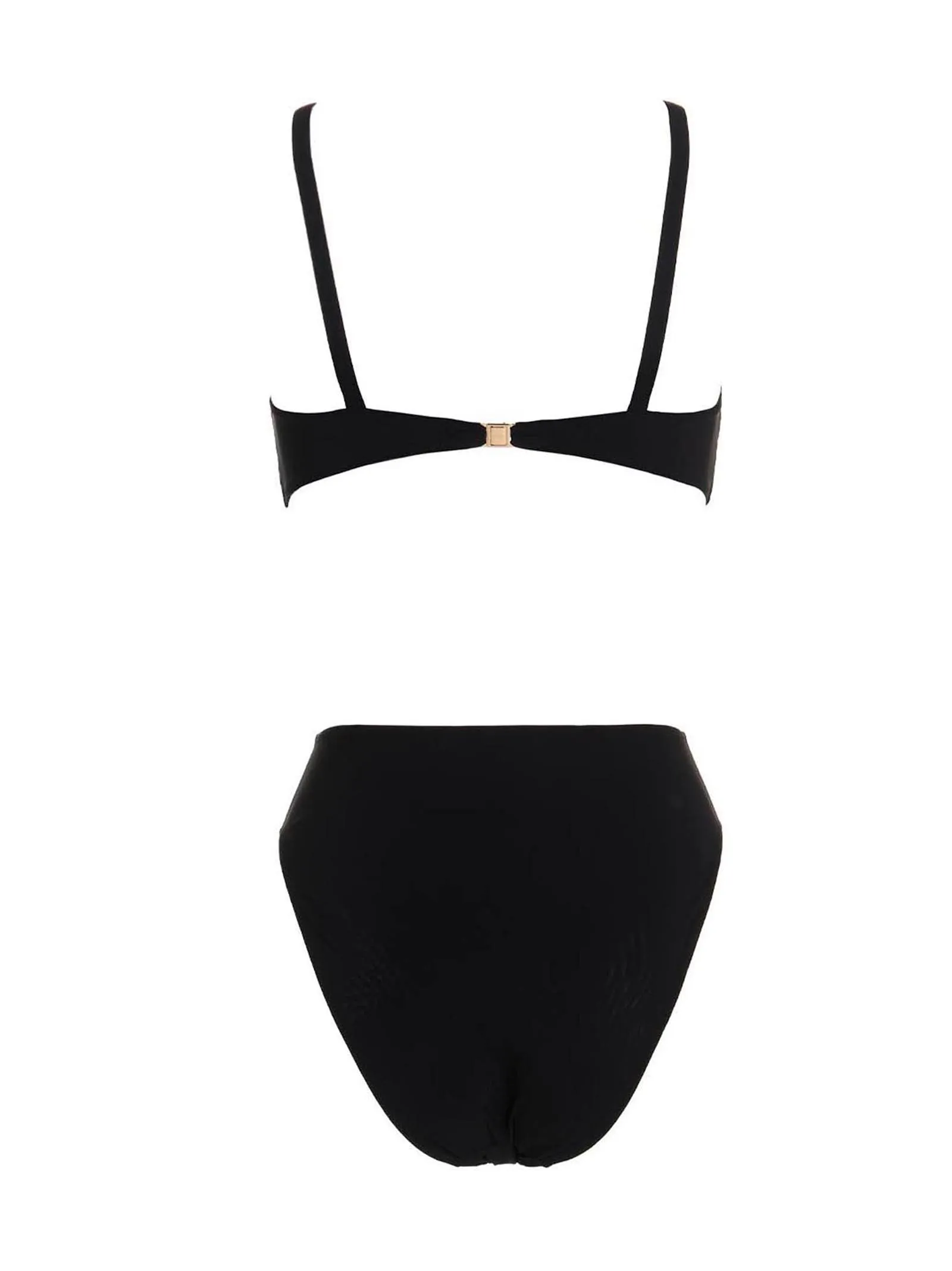 Dolce & Gabbana Logo Plaque Cutout Swimsuit