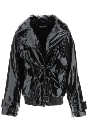 Dolce & Gabbana Padded Leather Jacket