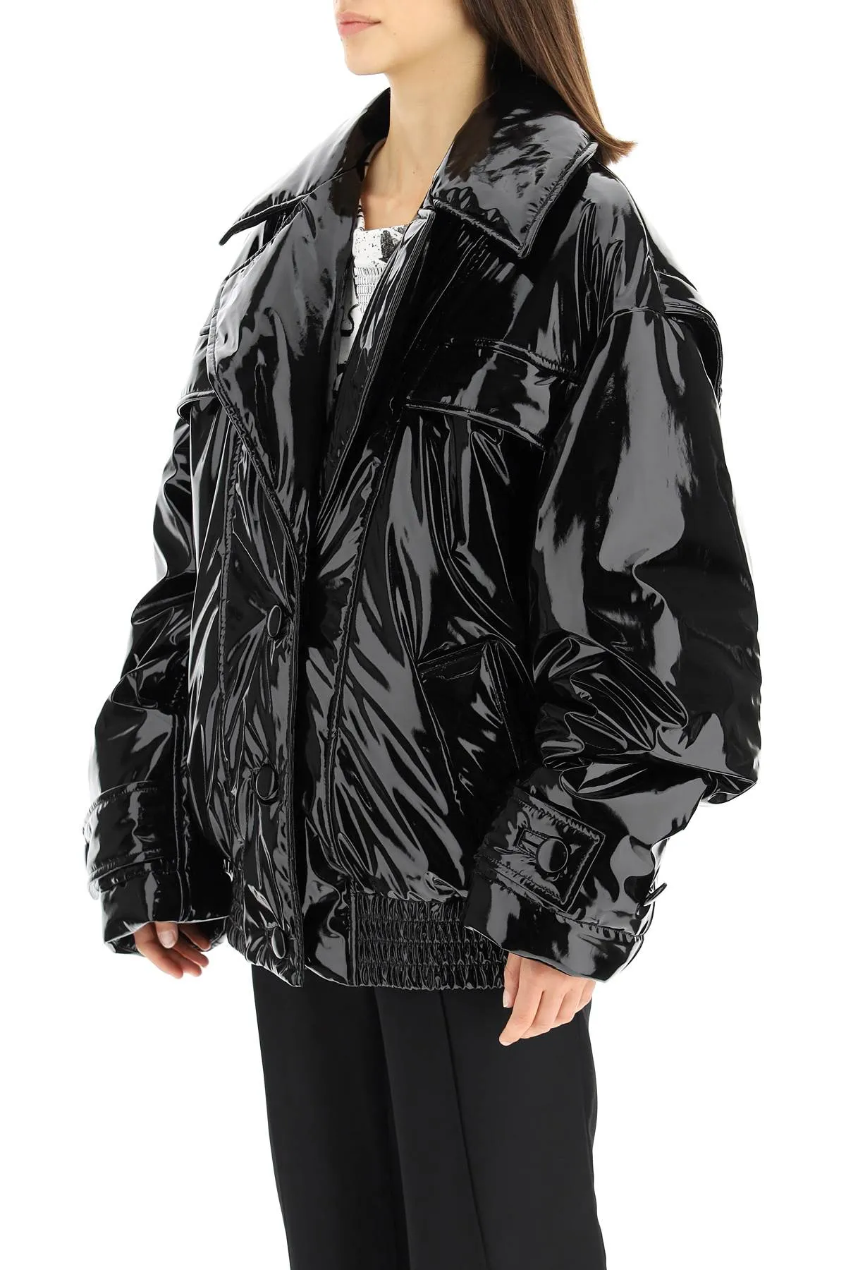 Dolce & Gabbana Padded Leather Jacket