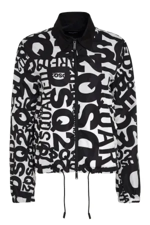 Dsquared2 Allover Logo Print Jacket