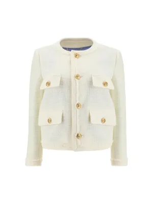 Dsquared2 Buttoned Tweed Jacket