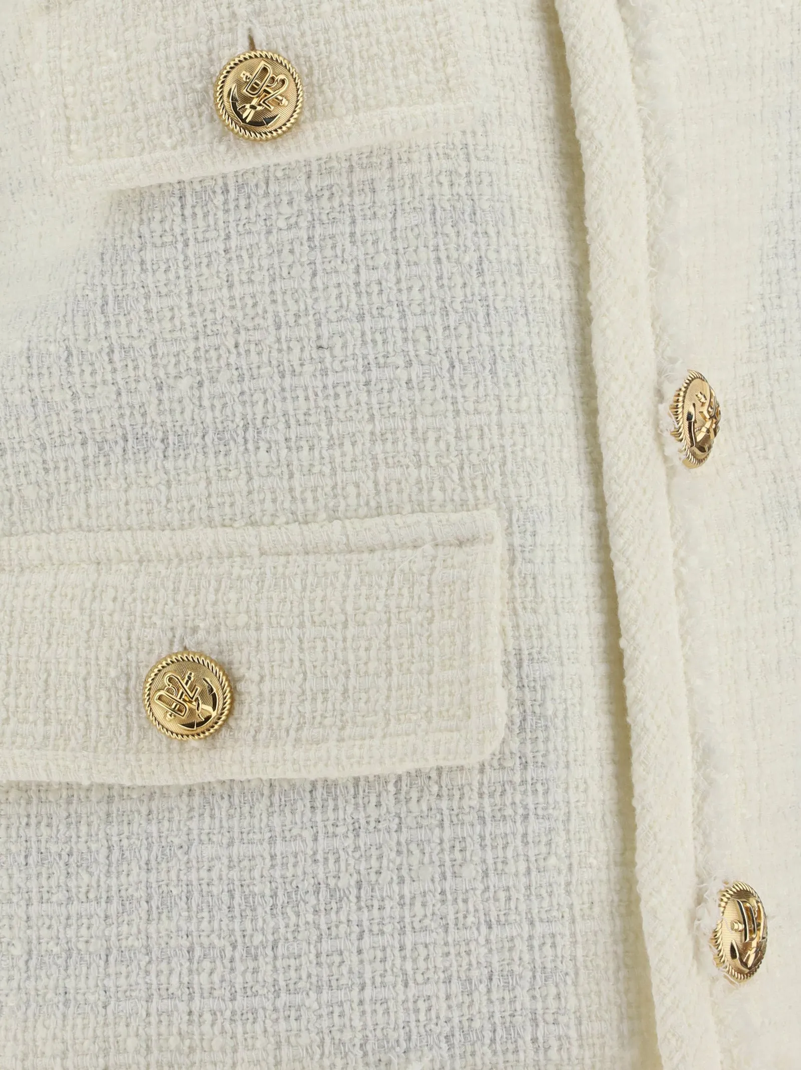 Dsquared2 Buttoned Tweed Jacket