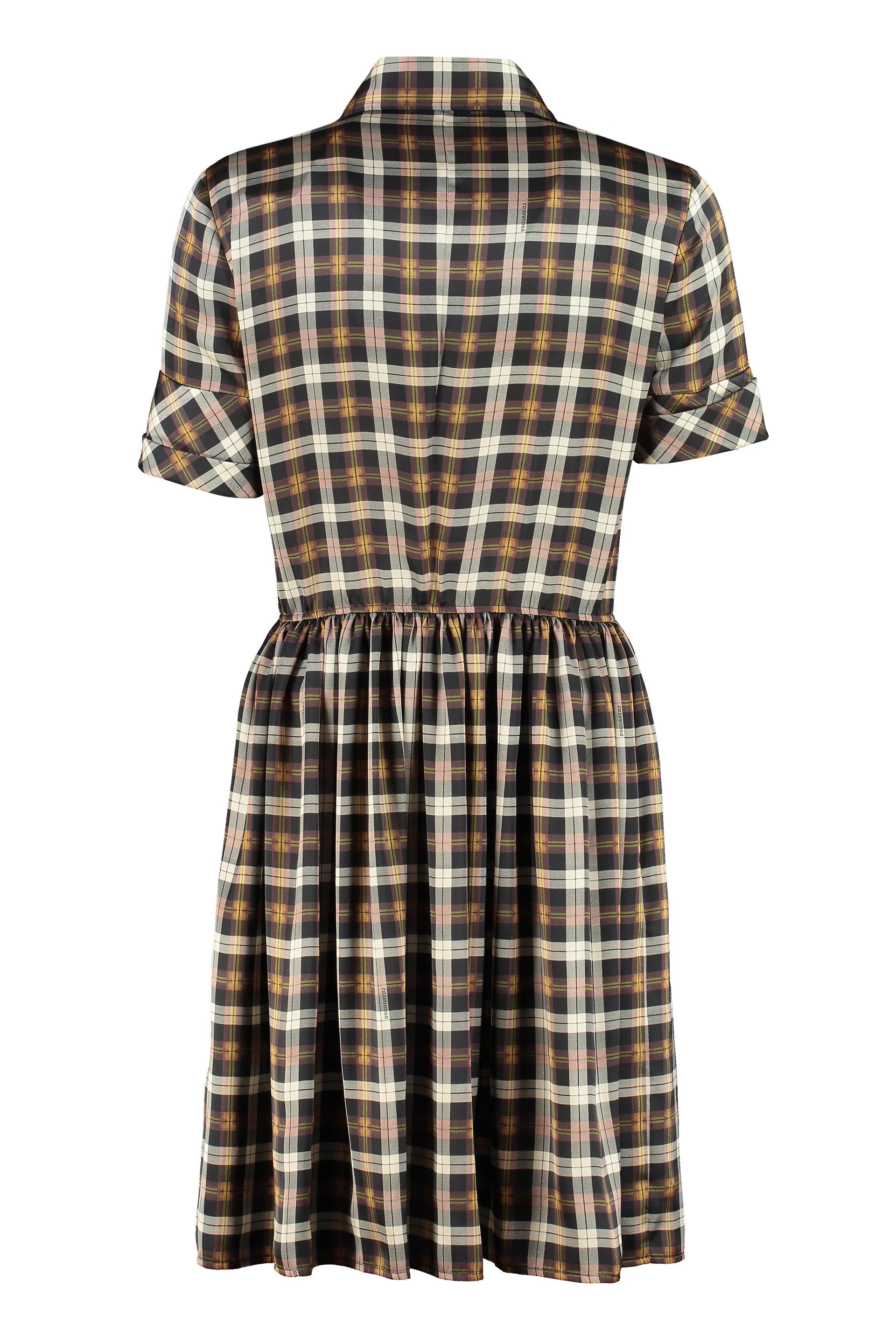 Dsquared2 Checked Mini Shirt Dress