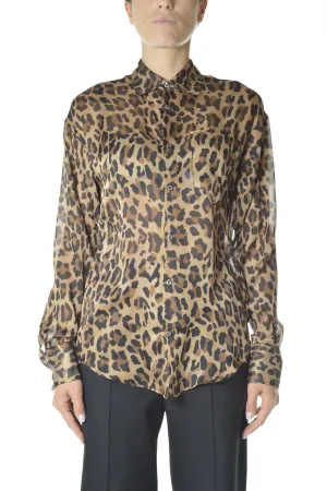 Dsquared2 Leopard Printed Shirt