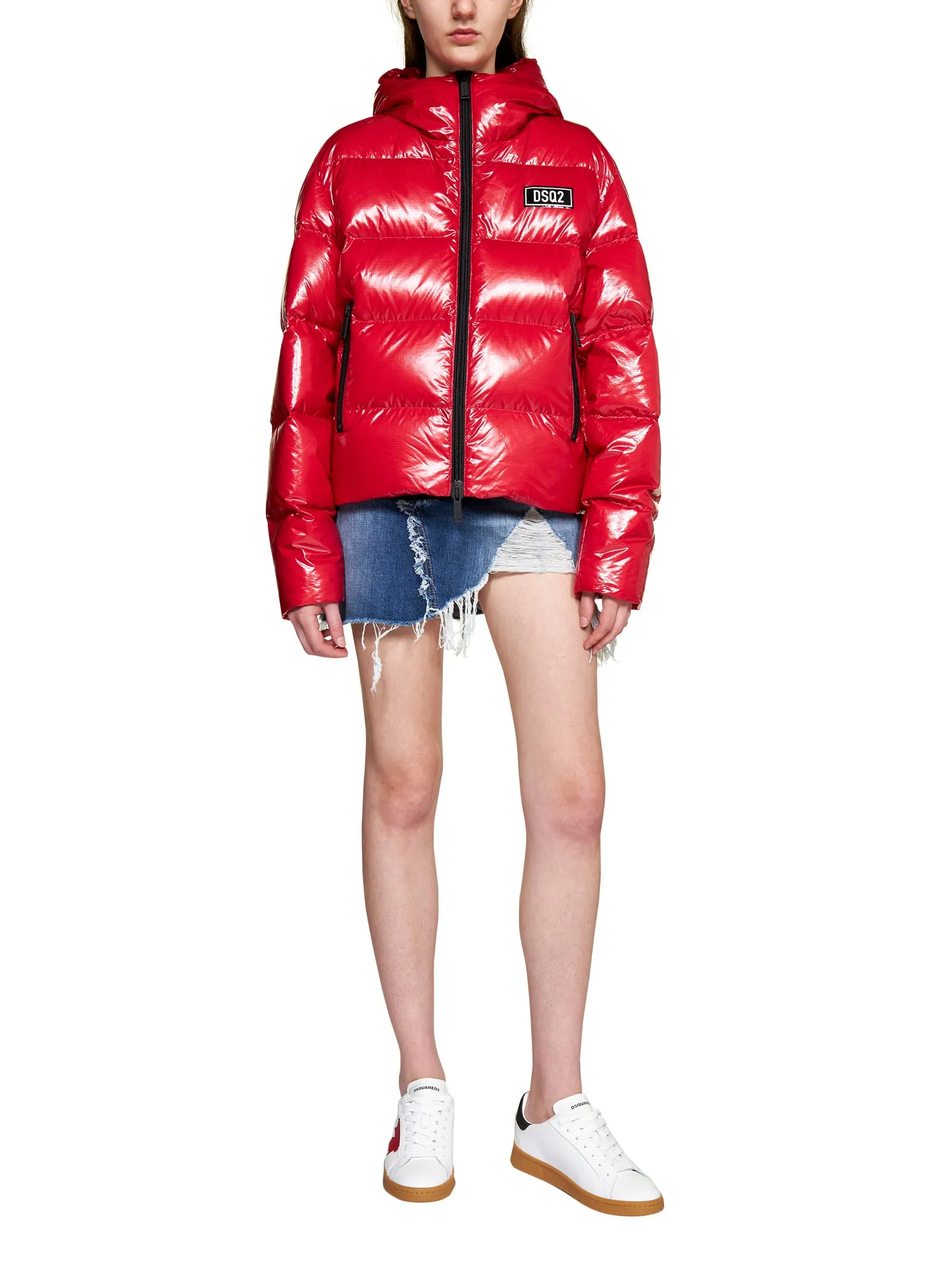Dsquared2 Logo Patch Down Jacket