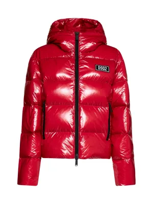 Dsquared2 Logo Patch Down Jacket