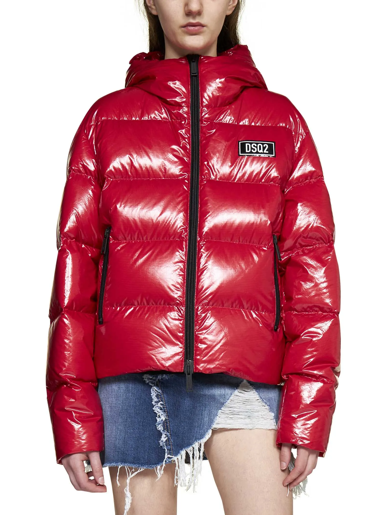 Dsquared2 Logo Patch Down Jacket
