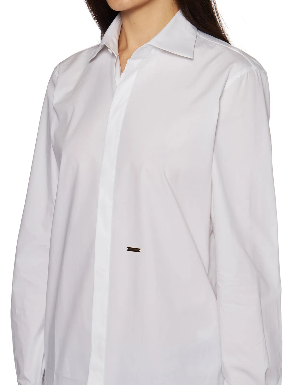 Dsquared2 Logo Plaque Shirt