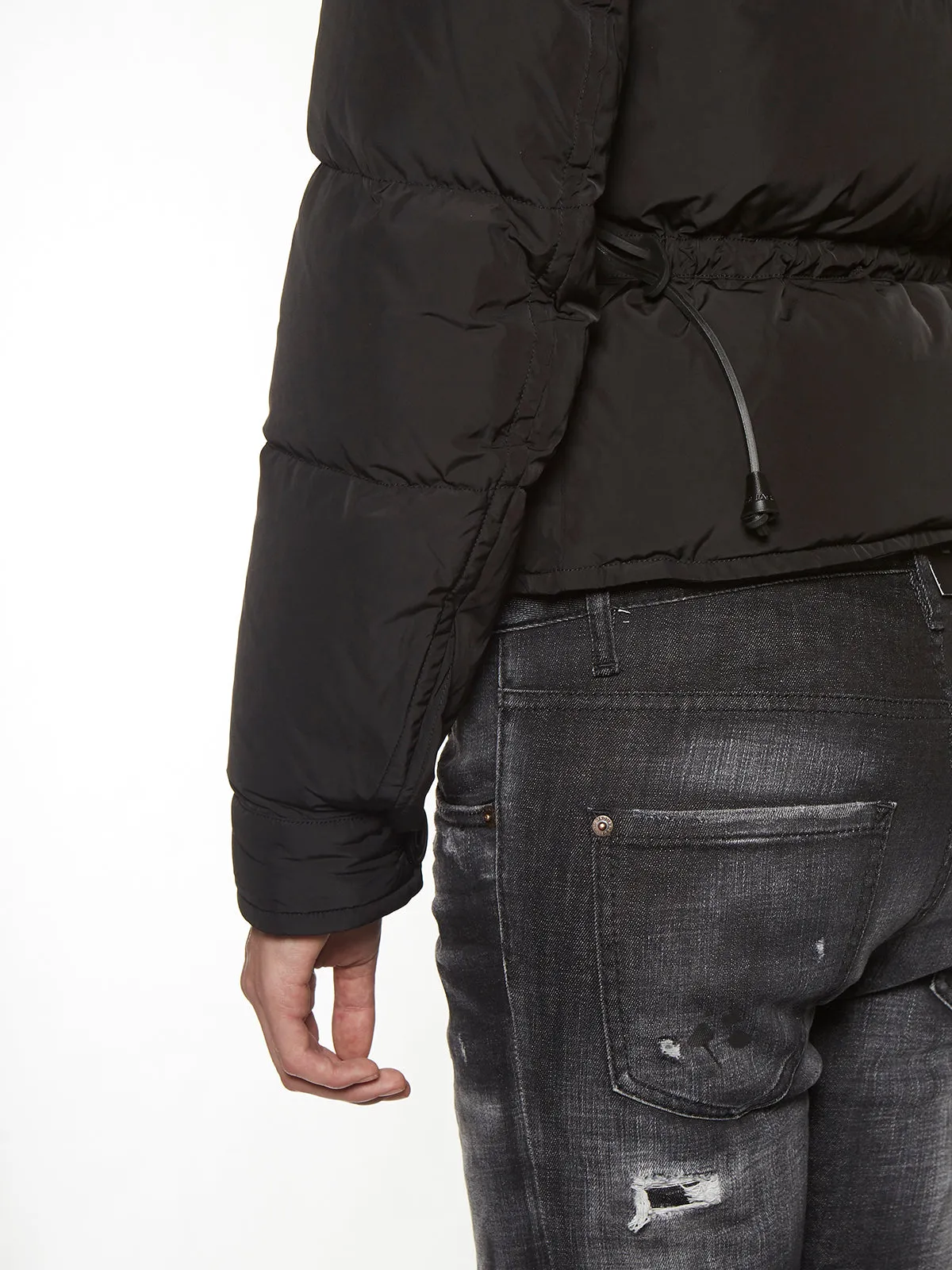 Dsquared2 Shearling Collar Padded Jacket