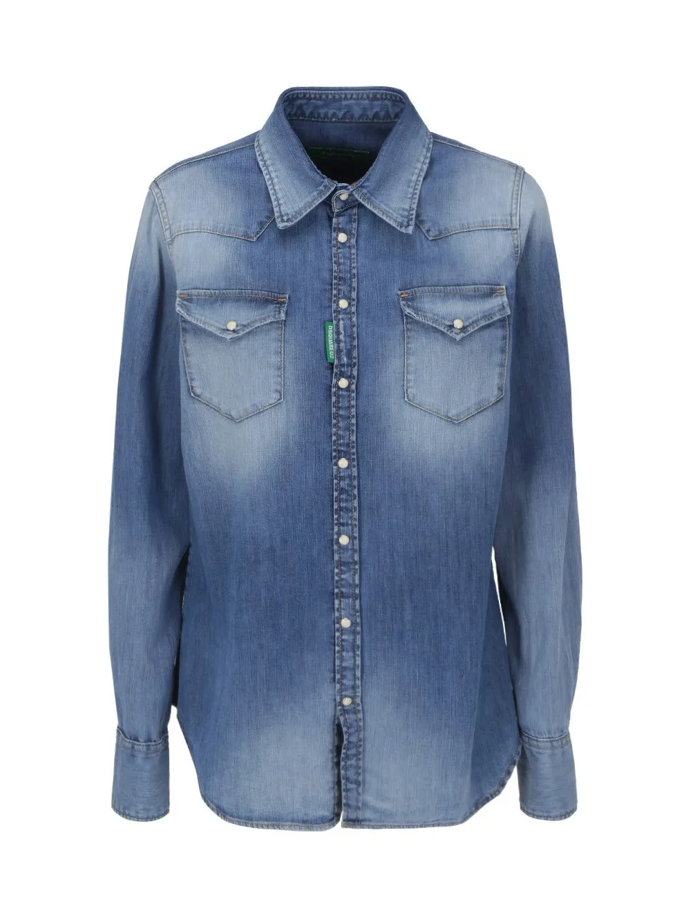 Dsquared2 Washed Denim Shirt