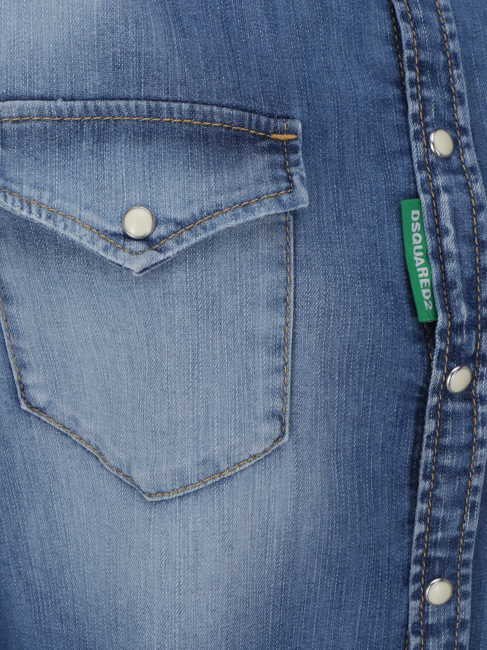 Dsquared2 Washed Denim Shirt