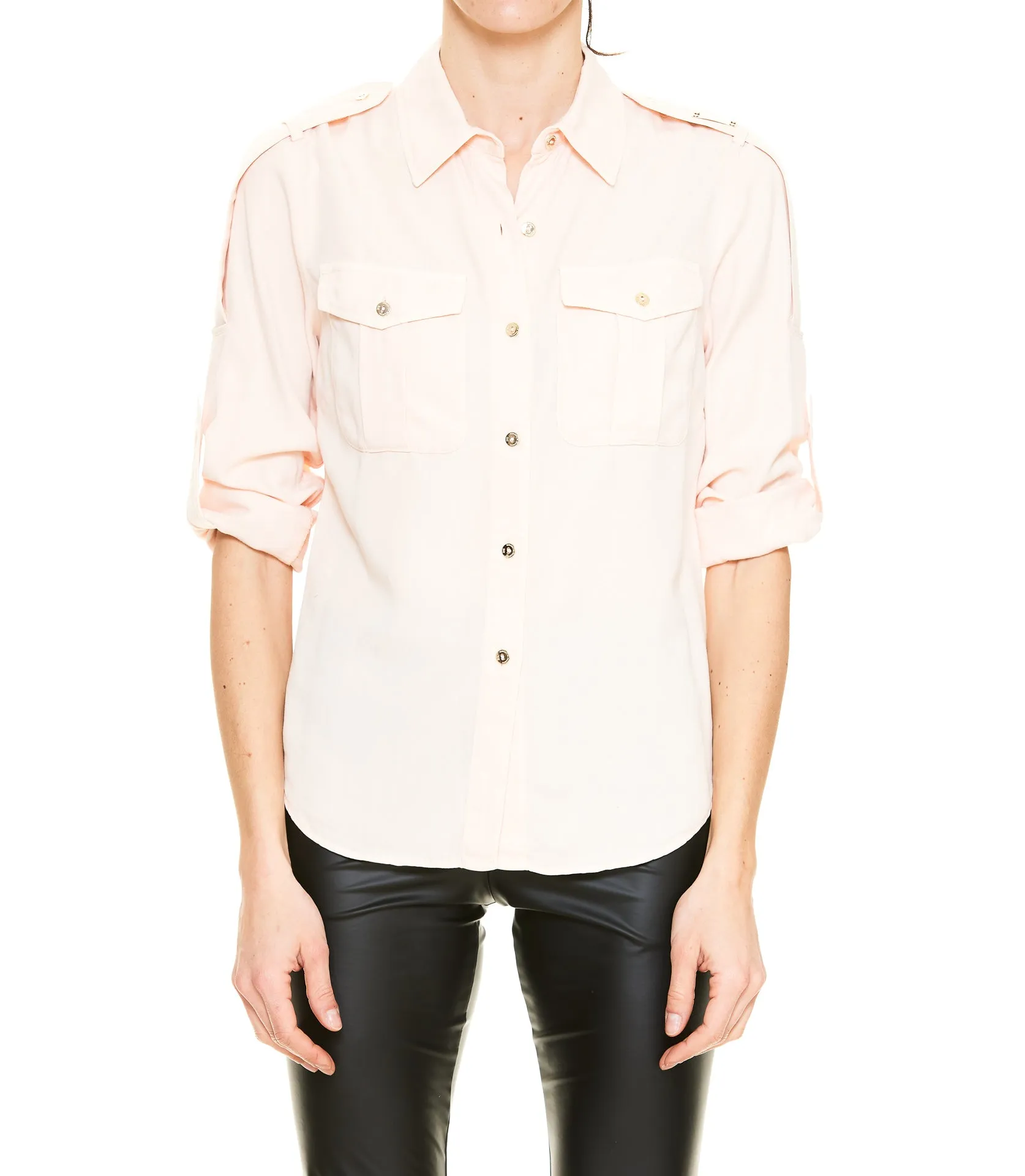 Elisabetta Franchi Buttoned Safari Shirt