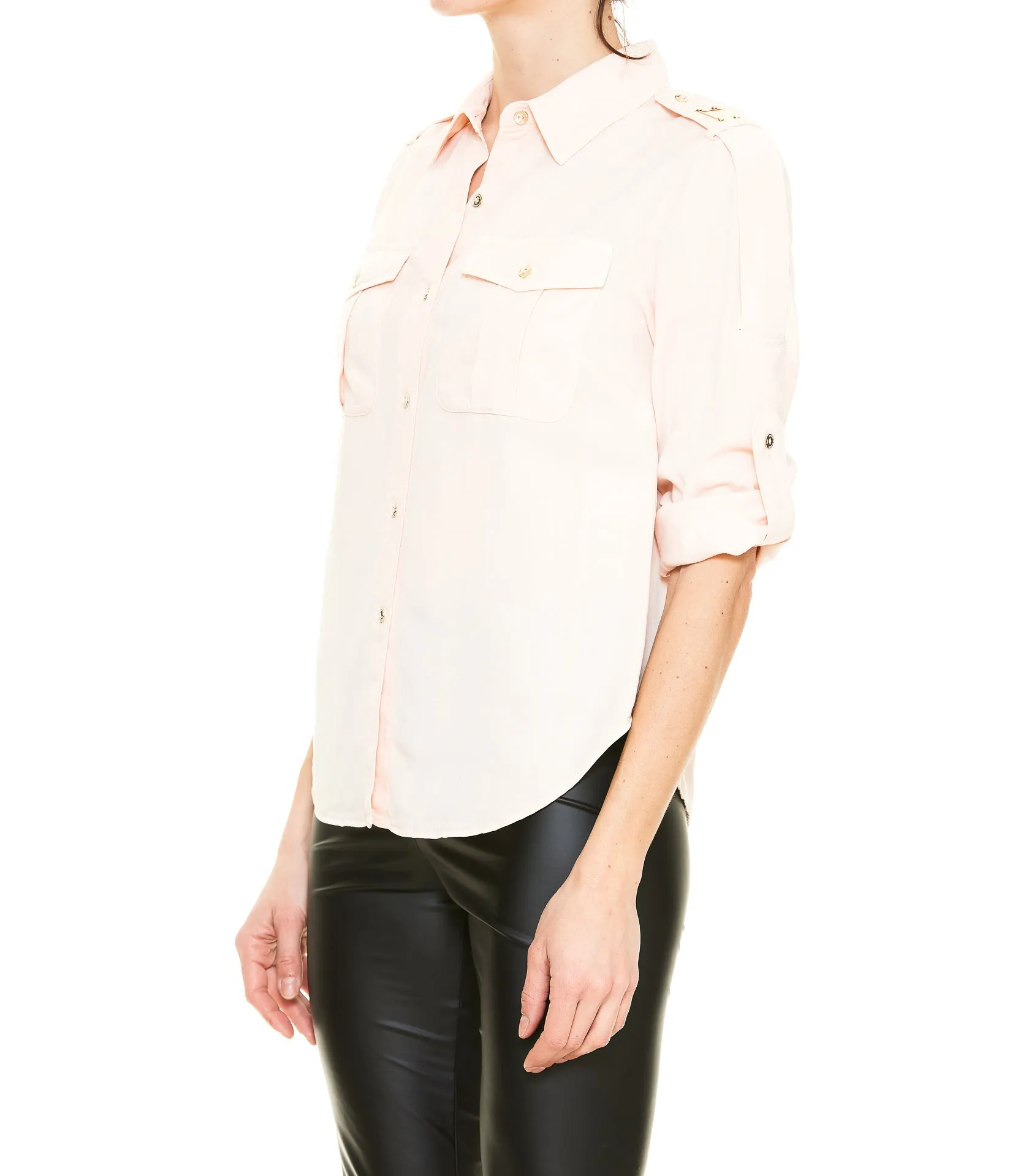 Elisabetta Franchi Buttoned Safari Shirt