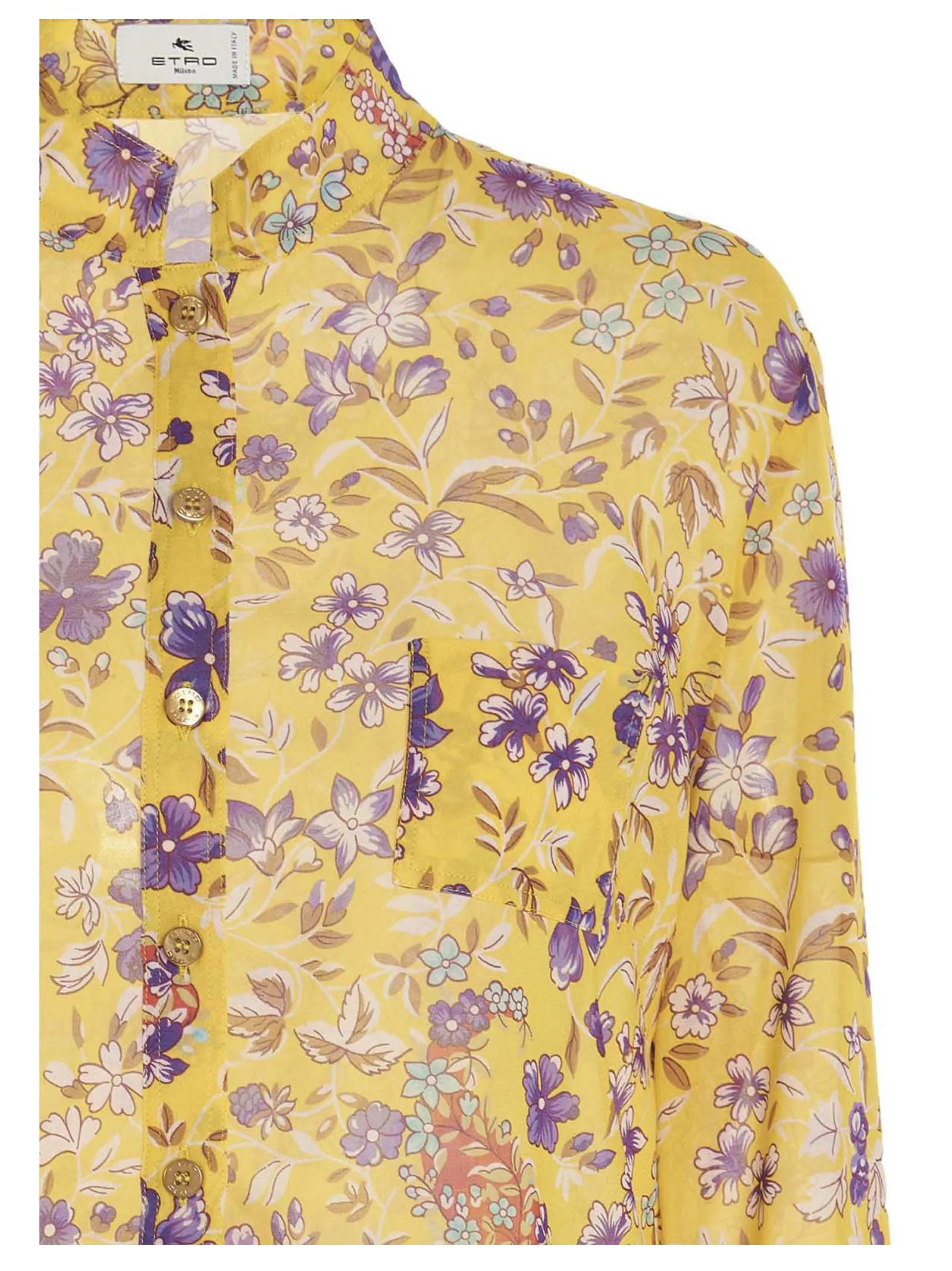 Etro Allover Floral Print Shirt
