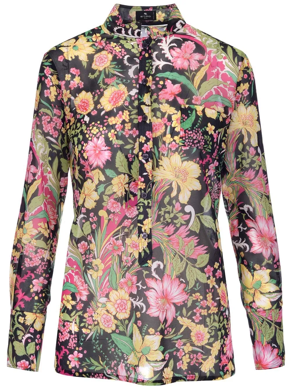 Etro Allover Floral Print Shirt