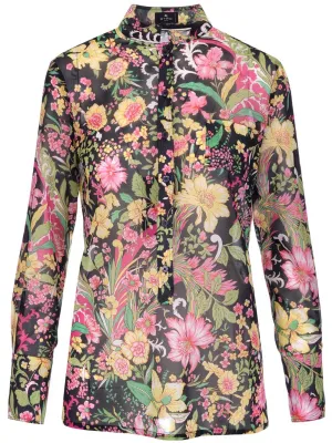 Etro Allover Floral Print Shirt