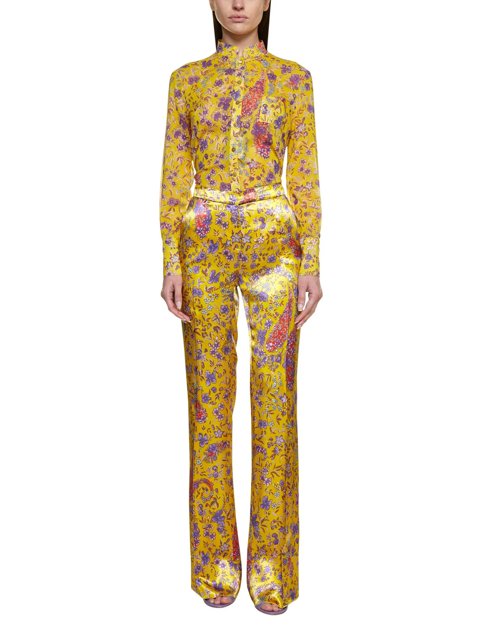 Etro Allover Floral Print Shirt