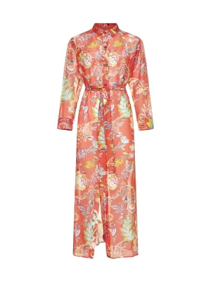 Etro Floral Voile Shirt Dress