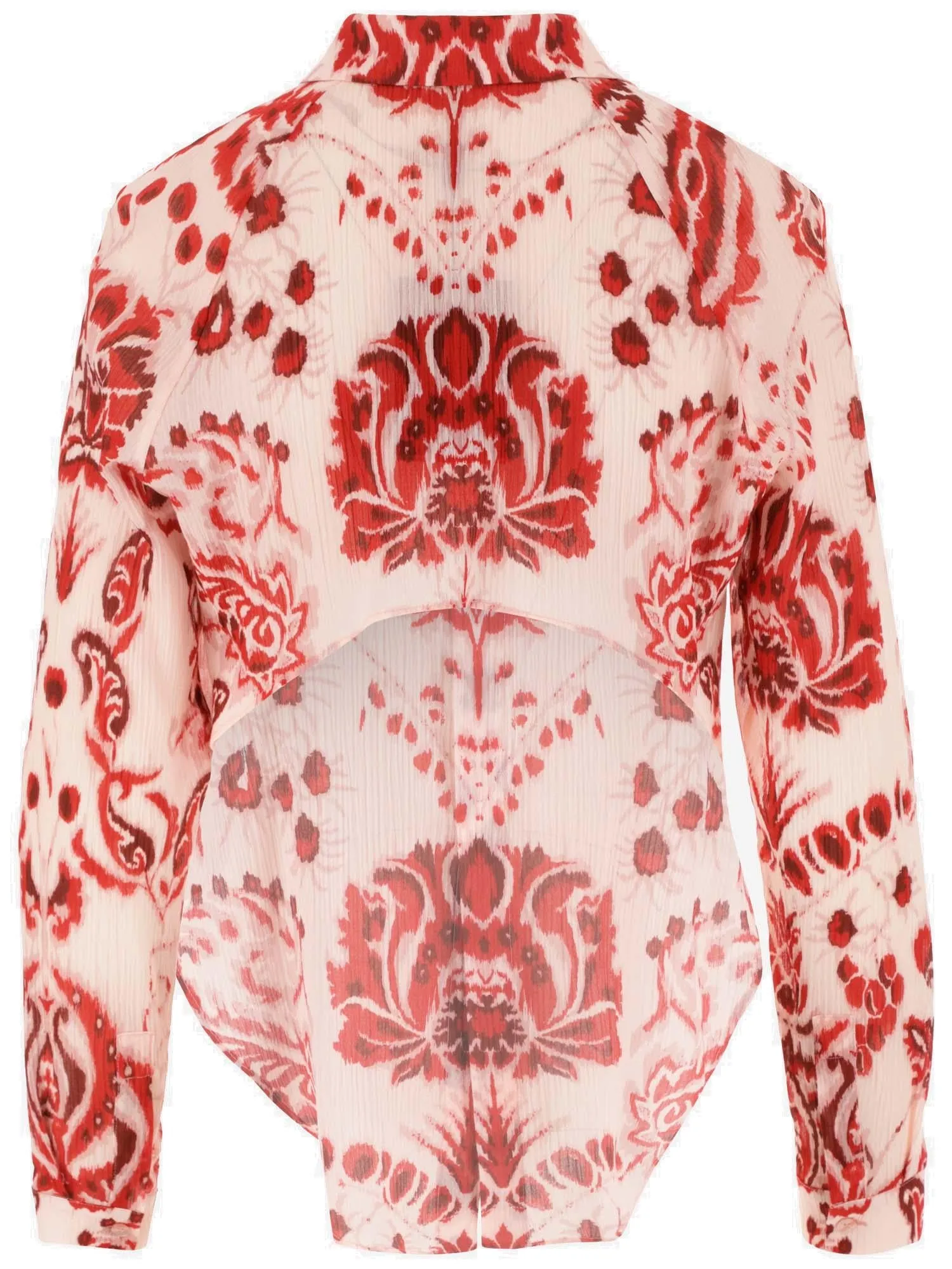 Etro Paisley Print Cropped Shirt