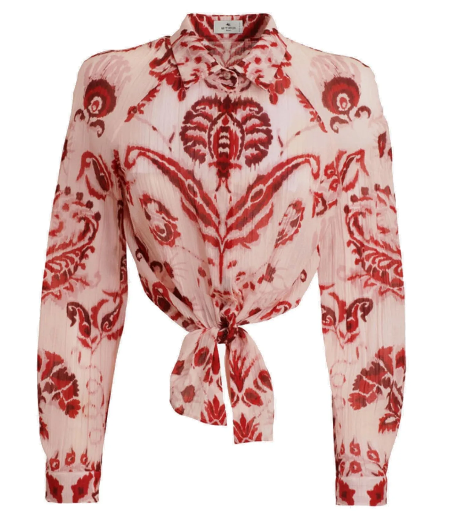 Etro Paisley Print Cropped Shirt