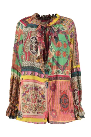 Etro Patchwork Print Shirt