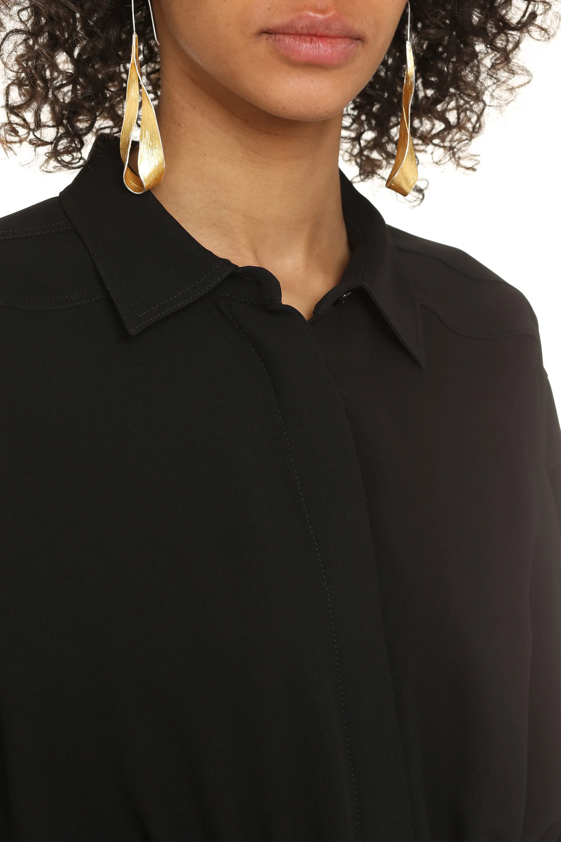 Fendi Belted Midi Shirt Dress