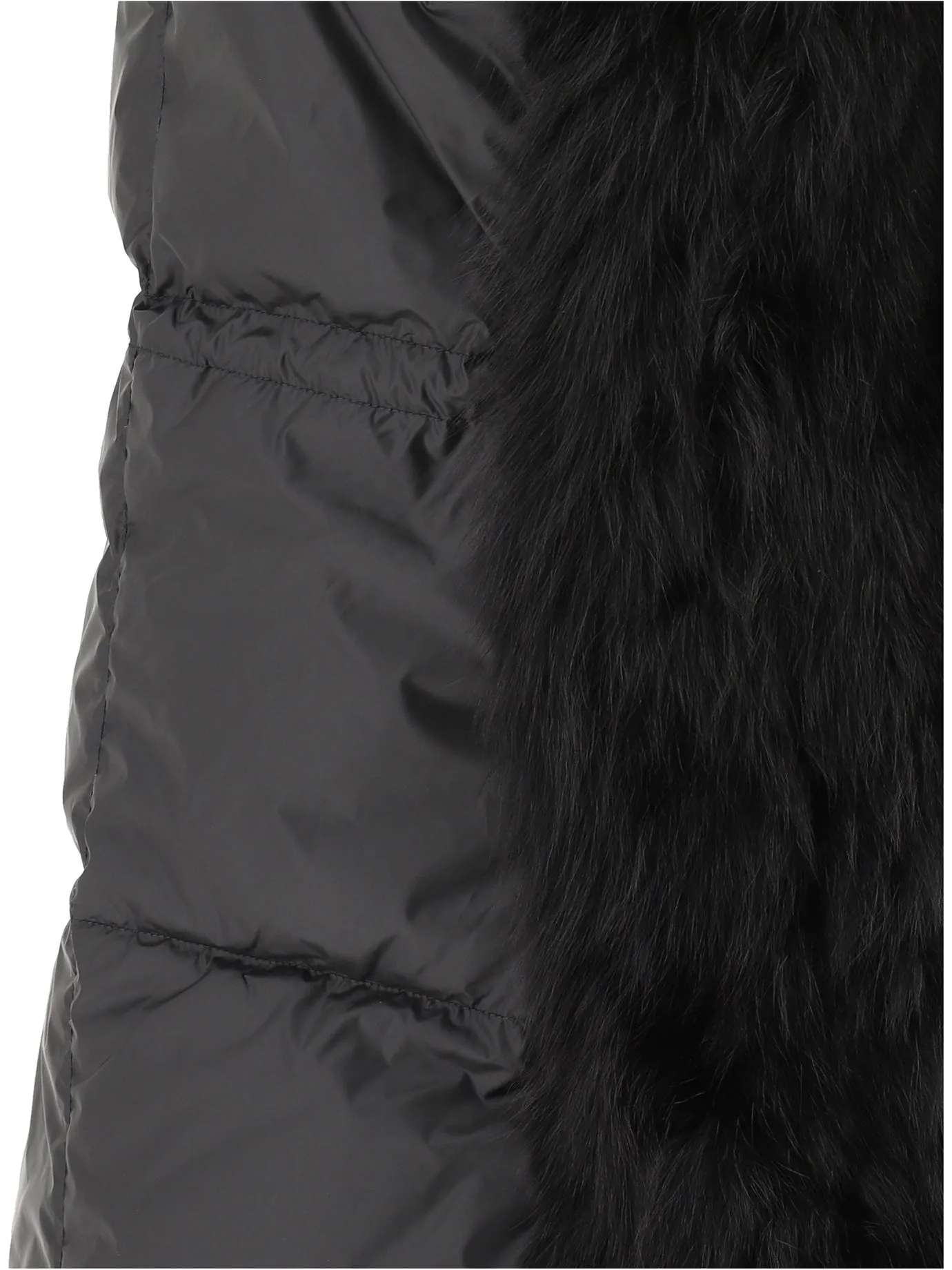 Frame Sleeveless Hooded Jacket