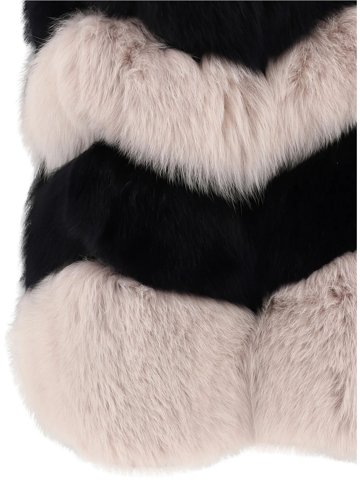 Frame Two-Tone Sleeveless Jacket