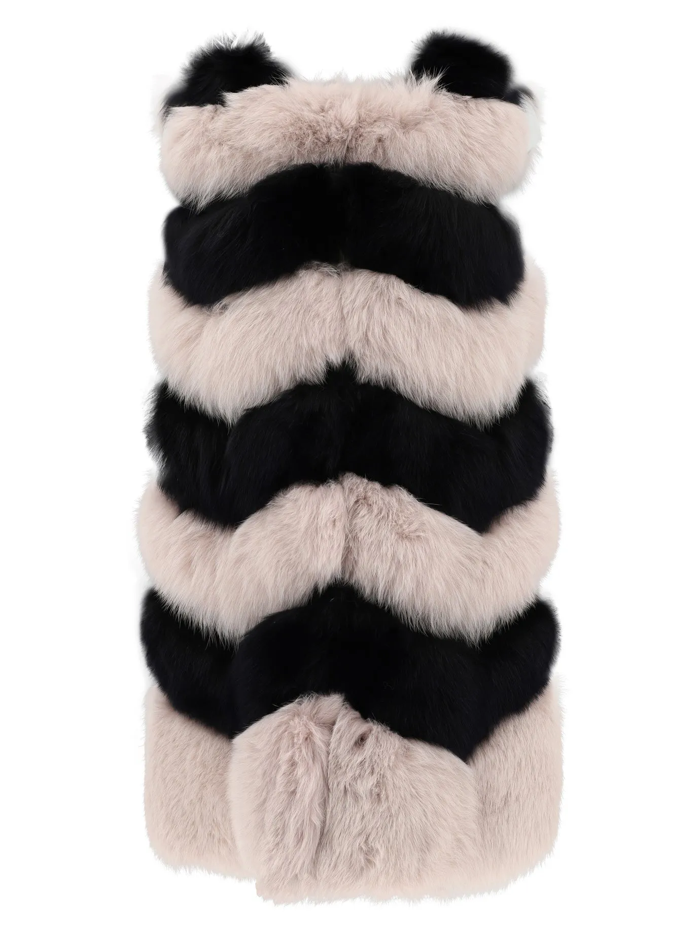 Frame Two-Tone Sleeveless Jacket