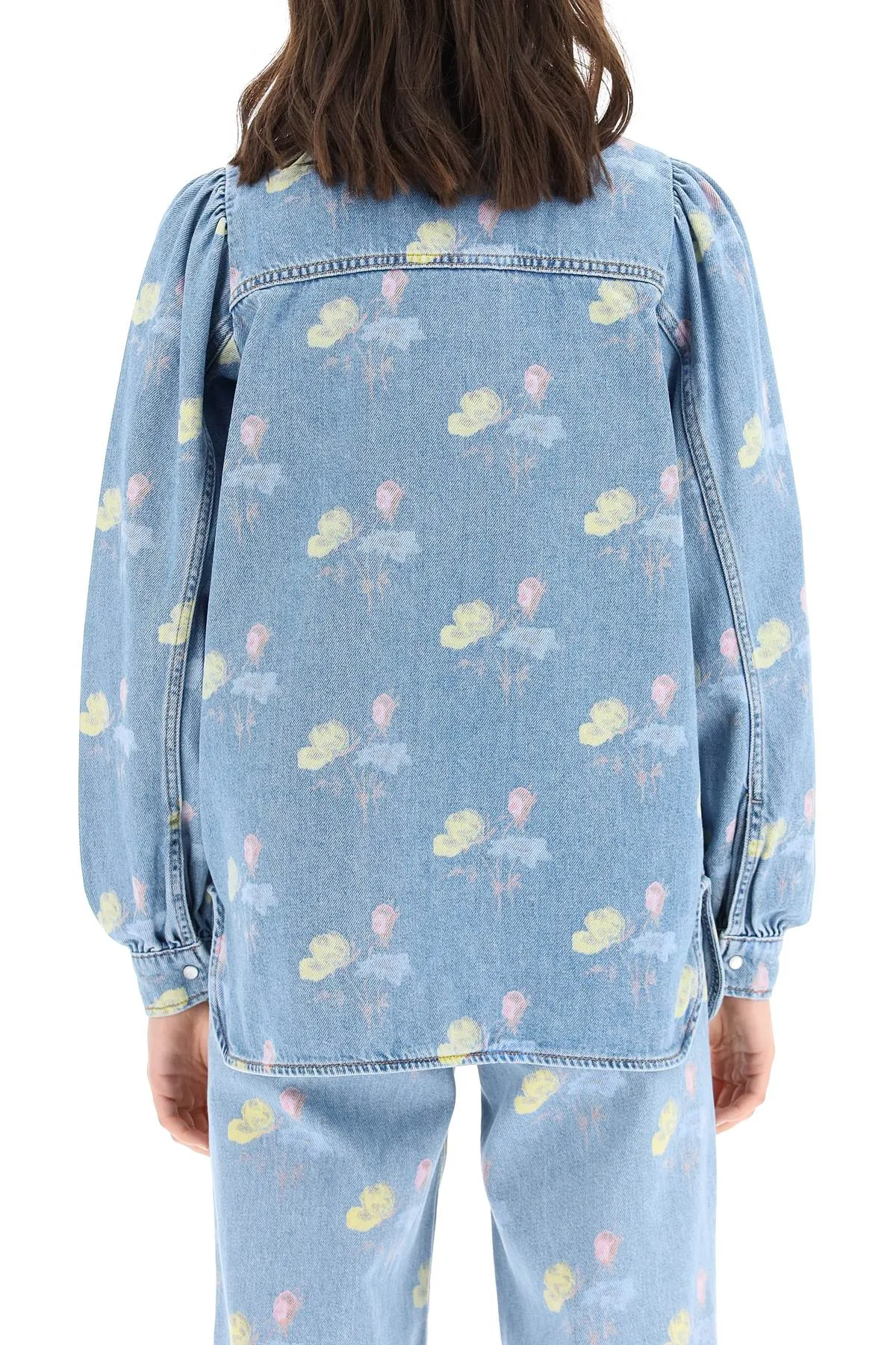 Ganni Frill Collar Shirt