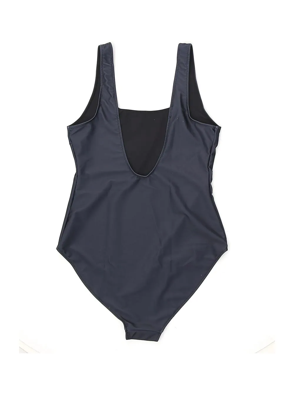 Ganni Logo Print One Piece Swimsuit