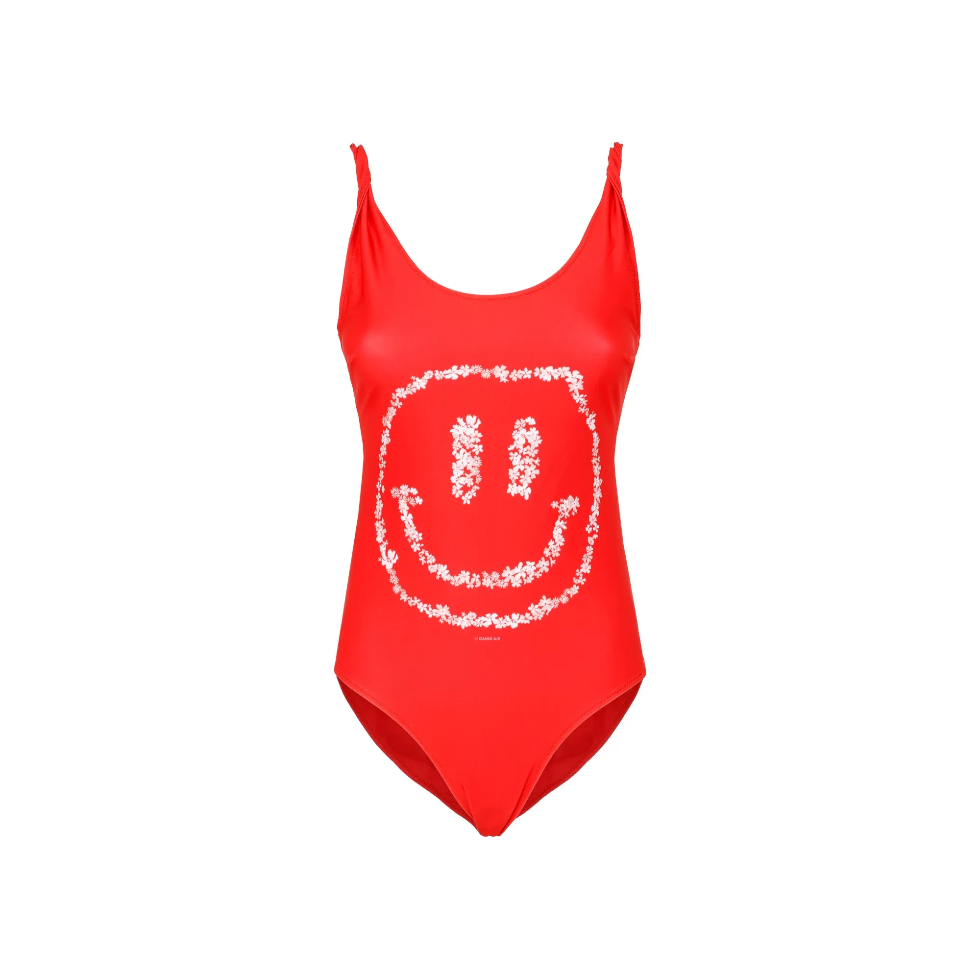 Ganni Smiley One-Piece Swimsuit