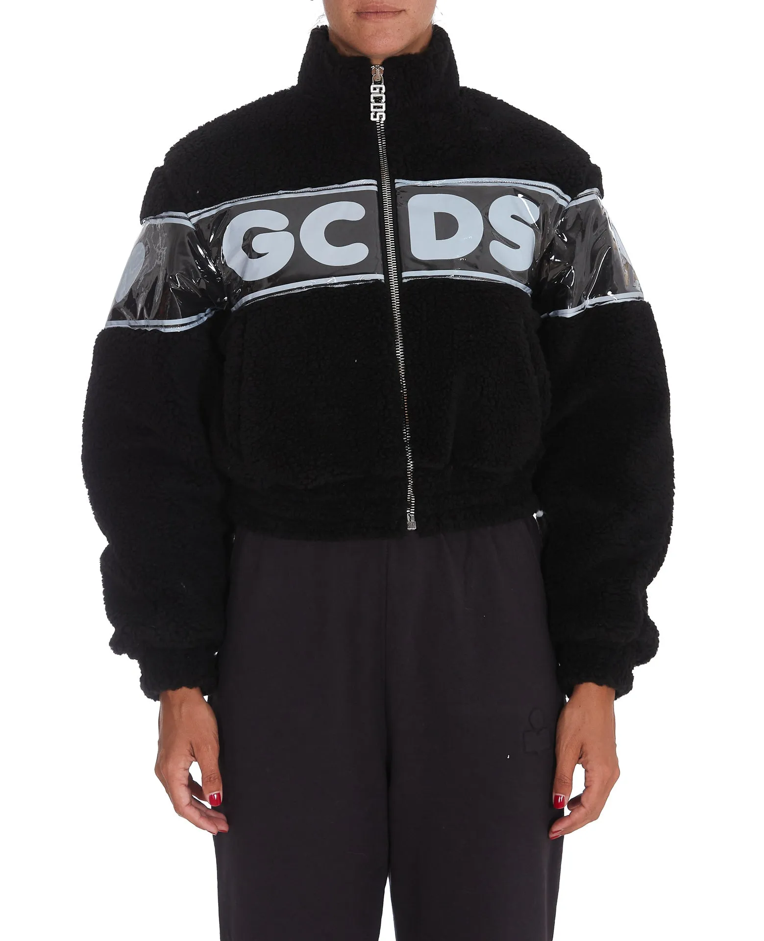 GCDS Zip-Up Cropped Jacket