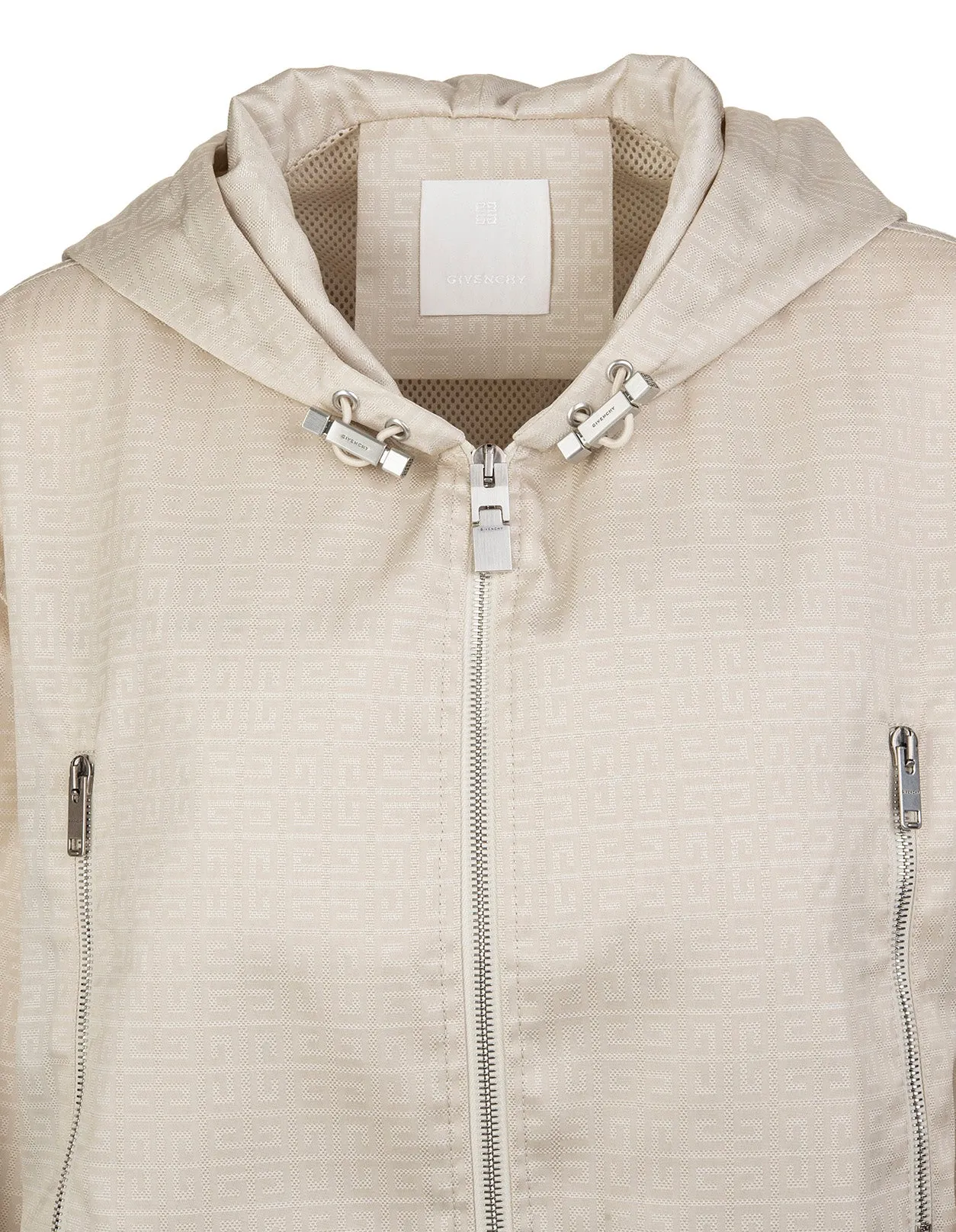 Givenchy Monogram-Print Hooded Jacket