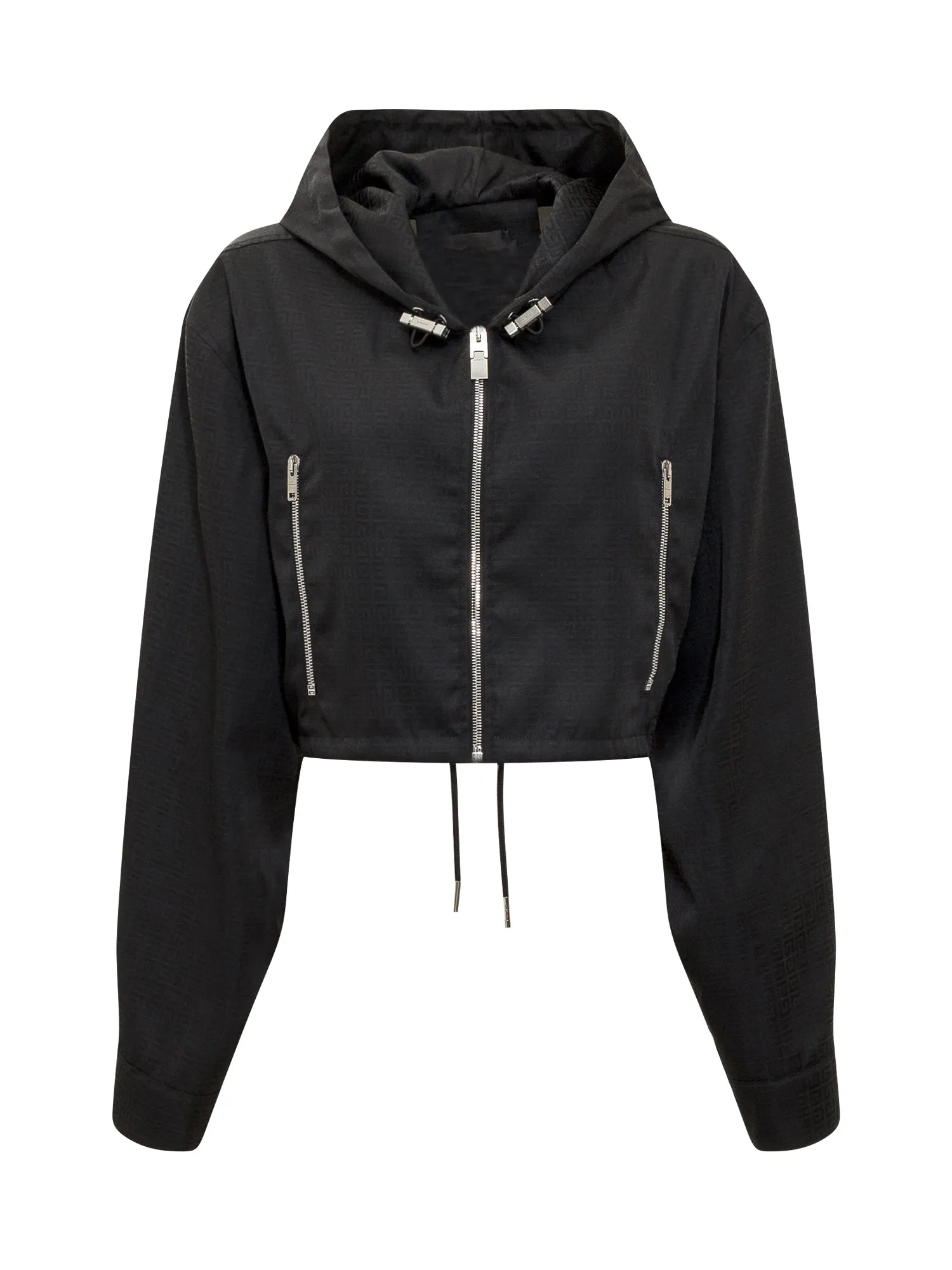 Givenchy Monogram-Print Hooded Jacket
